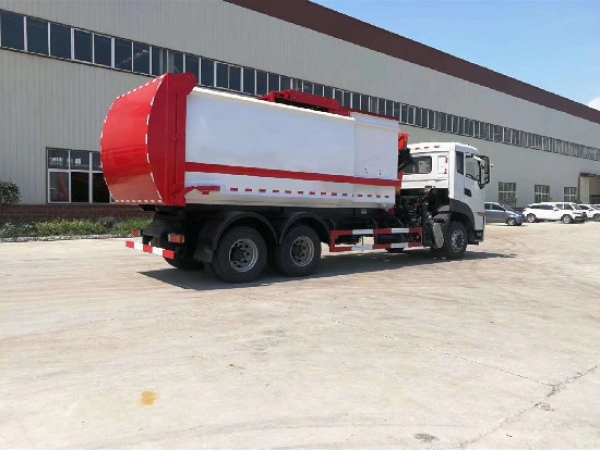 東風(fēng)天龍國(guó)六12方吊裝壓縮式垃圾車(chē)