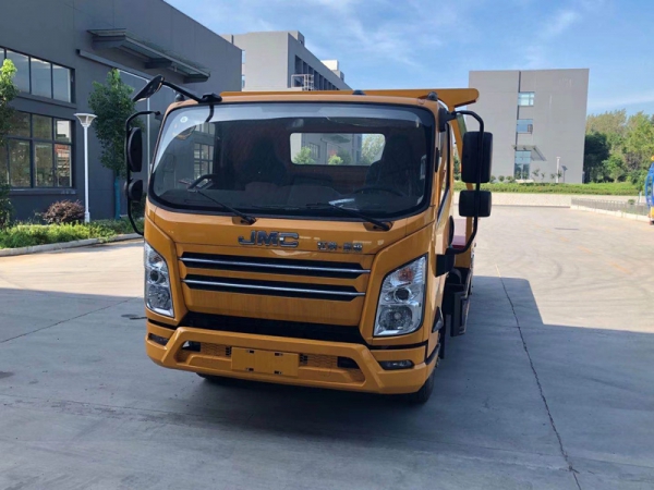 國六江鈴凱銳一拖二平板清障拖車