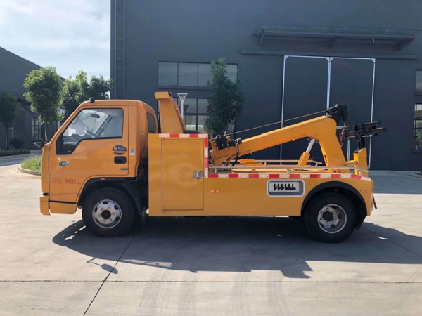 國六江鈴一拖一清障車拖吊聯(lián)體式