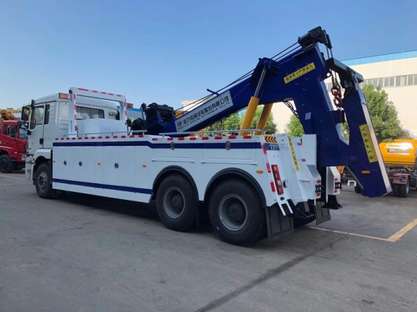 陜汽德龍20噸拖吊聯(lián)體清障車