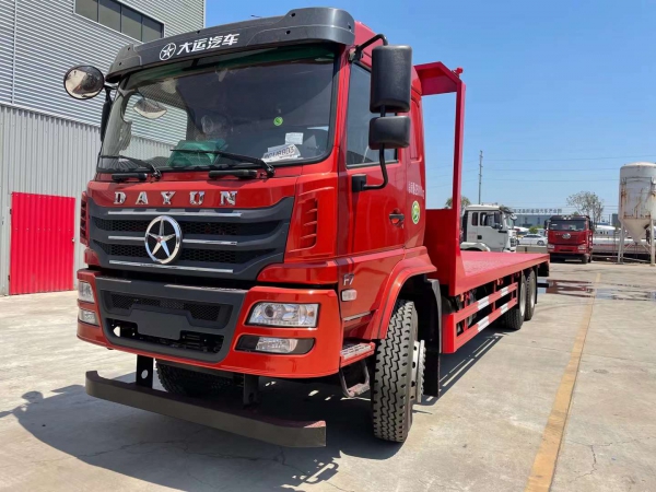 大運(yùn)平板拖車無爬梯